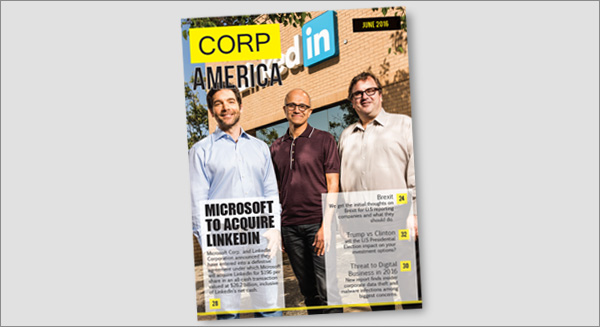 Corporate America magazine feature